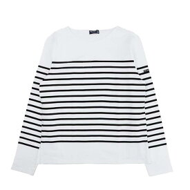 【ギフト対応可】セントジェームズ SAINT JAMES ロングTシャツ NAVAL ロンT 長袖 ボーダー ボートネック カットソー ホワイト ブラック ファッション 人気 ブランド おしゃれ 誕生日 記念 プレゼント ギフト 送料無料