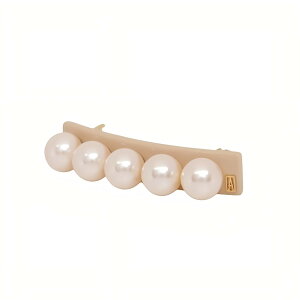 �y�M�t�g�Ή��z�A���N�T���h���h�D�p�� ALEXANDRE DE PARIS �o���b�^ TIMELESS BARRETTE AUTO 6CM PERLEE �p�[���t �w�A�N���b�v �w�A�A�N�Z�T���[ ������ �x�[�W�� ���f�B�[�X ������� �l�C �u�����h �a