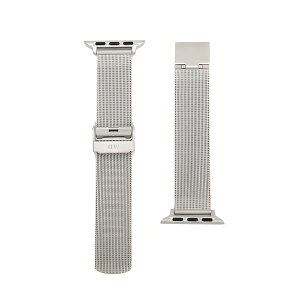 _jGEFg DANIEL WELLINGTON ւxg Smartwatch Mesh Strap Silver bV XeXXeB[ AbvEHb`p Apple Watch38mm/40mm/41mmK Vo[  lC uh a 
