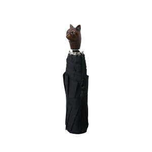 �M �h�D �W���� Guy de Jean �܂肽���ݎP Cat Animal Handle Folding Umbrella ���J���p UV�J�b�g SPF50+ �A�j�}���n���h�� ��J�� �t�����X�� �u���b�N ���f�B�[�X �����Y ���j�Z�b�N�X ������ ��i �l�C �u