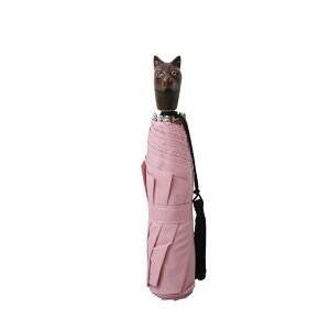 �M �h�D �W���� Guy de Jean �܂肽���ݎP Cat Animal Handle Folding Umbrella ���J���p UV�J�b�g SPF50+ �A�j�}���n���h�� ��J�� �t�����X�� �s���N ���f�B�[�X �����Y ���j�Z�b�N�X ������ ��i �l�C �u��