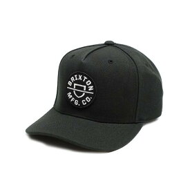 ブリクストン BRIXTON CREST C MP SNAPBACK キャップ 帽子 11001-BLACK メンズ ヘザーグレー 誕生日 記念 プレゼント ギフト 送料無料