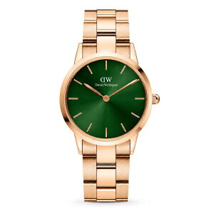 �y�M�t�g�Ή��z�_�j�G���E�F�����g�� DANIEL WELLINGTON �r���v Iconic Link Emerald Green Rose Gold 36 �A�C�R�j�b�N�����N �G�������h�O���[�� ���[�Y�S�[���h �A�i���O ������� �l�C �u�����h �a���� 