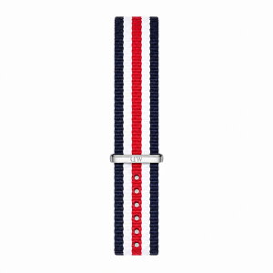 �y�M�t�g�Ή��z�_�j�G���E�F�����g�� DANIEL WELLINGTON �ւ��x���g Canterbury Strap Silver �r���v�p ���O��18mm NATO �l�C�r�[ �z���C�g ���b�h ������� �l�C �u�����h �a���� �L�O �v���[���g �M�t�g