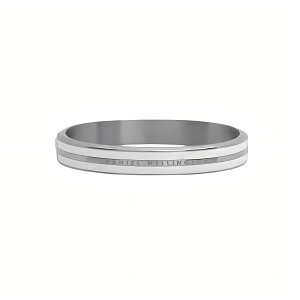 �y�M�t�g�Ή��z�_�j�G���E�F�����g�� DANIEL WELLINGTON �o���O�� Emalie Infinite Silver Satin White �z���C�g �V���o�[ �X�e�����X�X�`�[�� ���f�B�[�X ������ ��i �A�N�Z�T���[ �l�C �u�����h ������