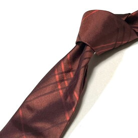 Les copains レコパン ネクタイ イタリア製 チェック柄 ブラウン おしゃれ フォーマル ビジネス カジュアル ビジカジ 誕生日 記念 プレゼント ギフト 送料無料