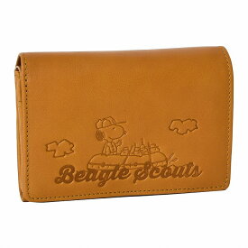 クーポン配布中 SNOOPY スヌーピー 財布 PEANUTS ピーナッツ 73065 送料無料 牛革 本革 被せ 短財布 かぶせ財布 財布 二つ折り 二つ折り財布 ウォレット カード入れ コイン入れ 札入れ レディース 鞄 レザー メンズ ミニ財布 通勤 通学