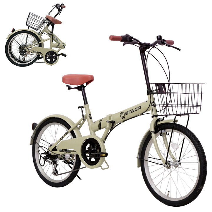 楽天市場】折りたたみ自転車 20インチ シマノ6段変速ギア 折畳み 父の  