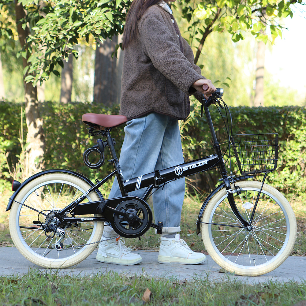 楽天市場】【Point5倍】折りたたみ自転車 20インチ シマノ6段変速ギア