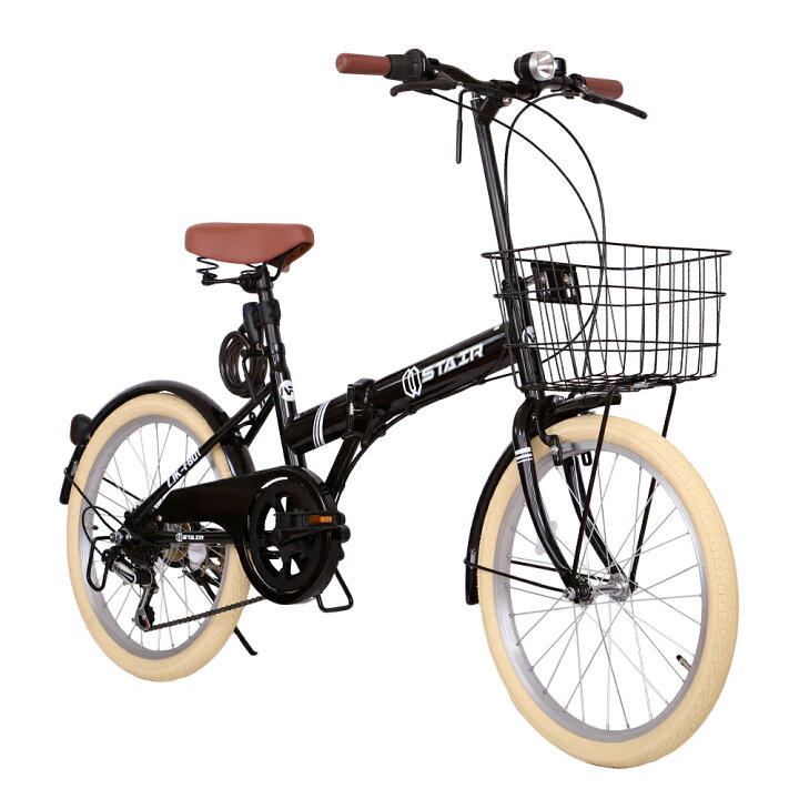 楽天市場】折りたたみ自転車 20インチ シマノ 6段変速 ミニベロ 