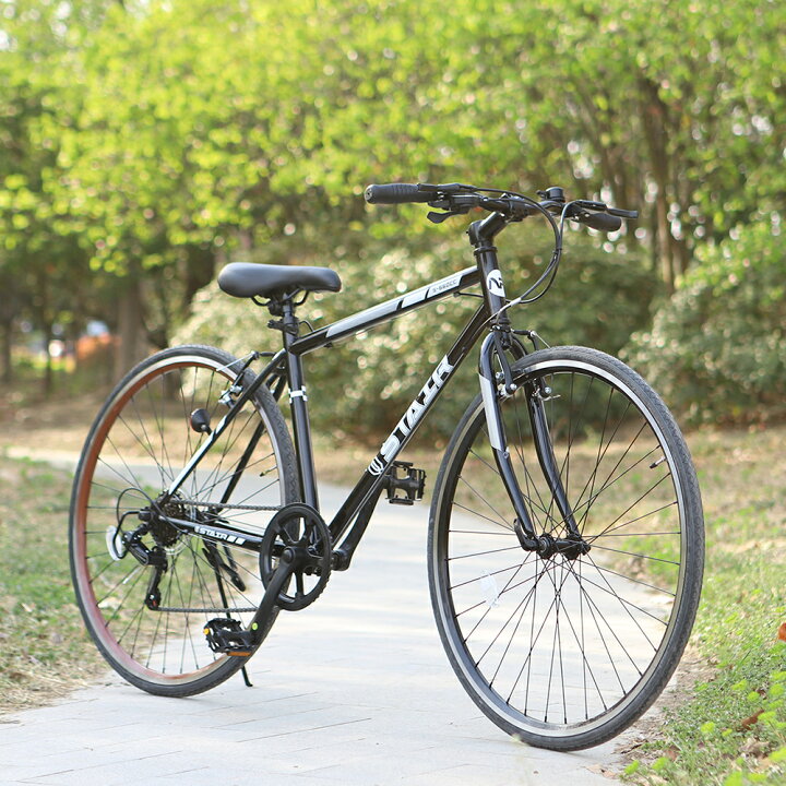 楽天市場】クロスバイク シマノ製6段変速 700*25C 軽量 自転車 前輪 
