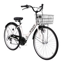 楽天市場】自転車 26インチ（カラーホワイト）（スポーツ・アウトドア 