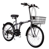 楽天市場】20インチ6段変速折り畳み自転車の通販
