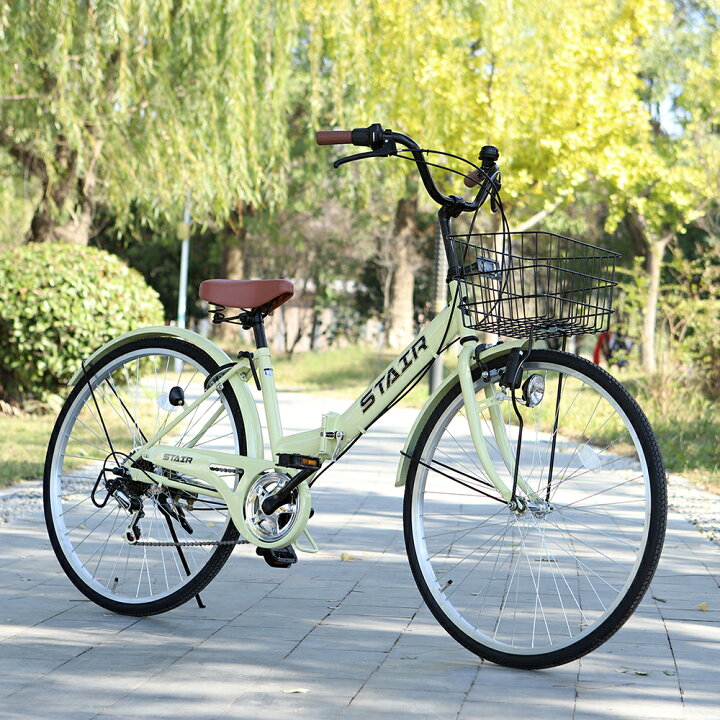 中古自転車2988 26インチ 6段ギヤ ダイナモライト