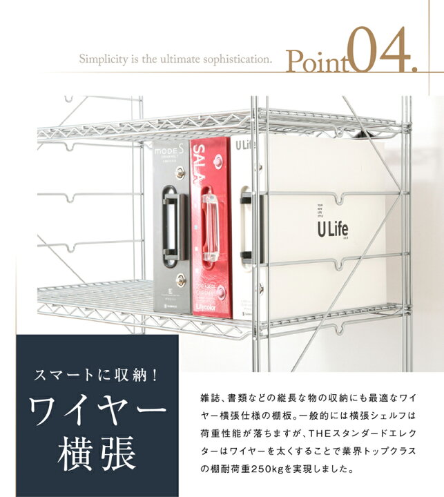 楽天市場】スタンダードエレクター Sシリーズ ERECTA シェルフ 