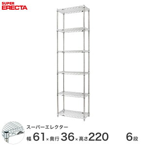 _P10{^ X`[bN Ɩp I [I Ɩp ERECTA GN^[ bN X[p[GN^[ 60×s35×220 6i Vo[ ERECTA  [bN AS65P2200W6
