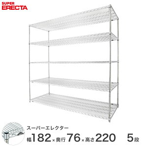 \̔i10{oח\j yz GN^[ ERECTA X[p[GN^[ X`[I Y ~[ ^VFt [bN Ɩp ItBX  180×s75×220 5i LMS1820P2200W
