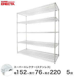 _P5{Ԓ^yz GN^[ ERECTA XeXGN^[ Vo[ XeXbN XeX XeXI ~[ [bN Ɩp ItBX 150×s75×220 5i SLMS1520