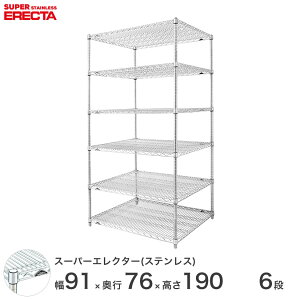 \̔i10{oח\j GN^[ ERECTA XeXGN^[ Vo[ XeXbN ~[ [bN Ɩp ItBX  90×s75×190 6i SLMS95PS1900W6