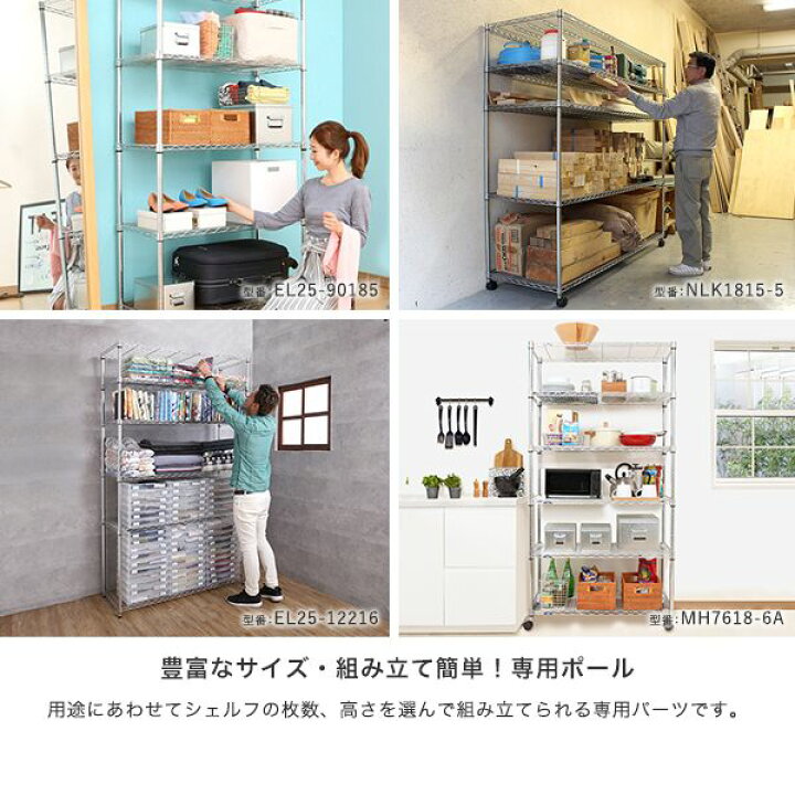 楽天市場】【8日まで☆P2倍】 スチールラック ルミナス ラック [25mm 