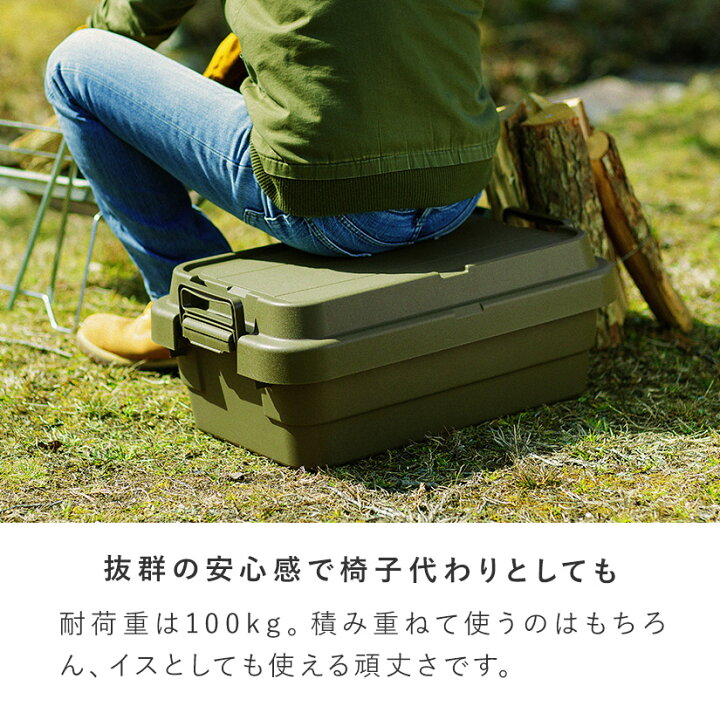 楽天市場】頑丈収納ボックス おもちゃ収納 衣類収納 トランクカーゴM 