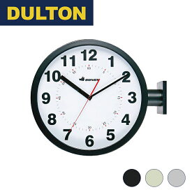 両面時計 DULTON ダルトン ダブルフェイス ウォールクロック DOUBLE FACES WALL CLOCK 雑貨 時計 壁掛け リビング シンプル インテリア おしゃれ アナログ インダストリアル アメリカン ヴィンテージ DIY