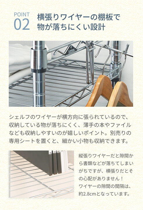 楽天市場】予約販売(4月中旬出荷予定) ルミナス スチールラック 幅76 
