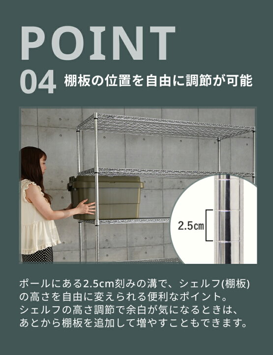 楽天市場】☆15日限定P3倍☆ スチールラック 業務用 頑丈 メタル 