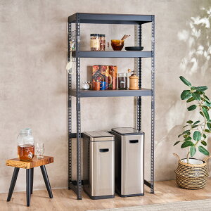 _P5{Ԓ^Lb`bN Lb`[ ^EbhbN ؐbN W METALWOOD RACK 80 3i(81×s41×180cm) zCg/ubN MWKT8018-3