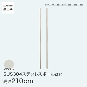 PROFACE プロフェイス SUS304ステンレス ステンレスラック 衛生 病院 研究所 施設 ポール 高さ25 (高さ25cm) 2本セット SP-250-2