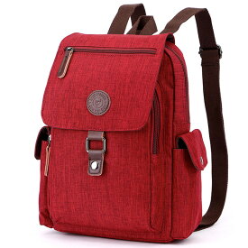 【お買い物マラソンセール中】Perfectbag 当店イチオシ 小さめ リュックサック バックパック 旅行鞄かばん 復古風 ポリエステル メンズ 男性用 レディース 男女兼用 自転車かばん iPad収納 6色選 CA1026 父の日ギフトpt