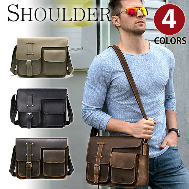 楽天市場 クーポンあり Perfectbag ショルダーバッグ メッセンジャーバッグ ヴィンテージ 厚手牛革本革 ヌメ革 オイルレザーメンズ 男性用 紳士用 通勤 出張鞄 書類かばん 斜めがけ Ipad収納 カジュアル 父の日ギフトqz Perfect Bag