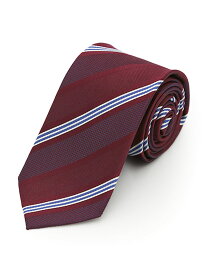 メンズネクタイ レギュラー ベーシックネクタイ ワイン シルク ポリエステル 通年