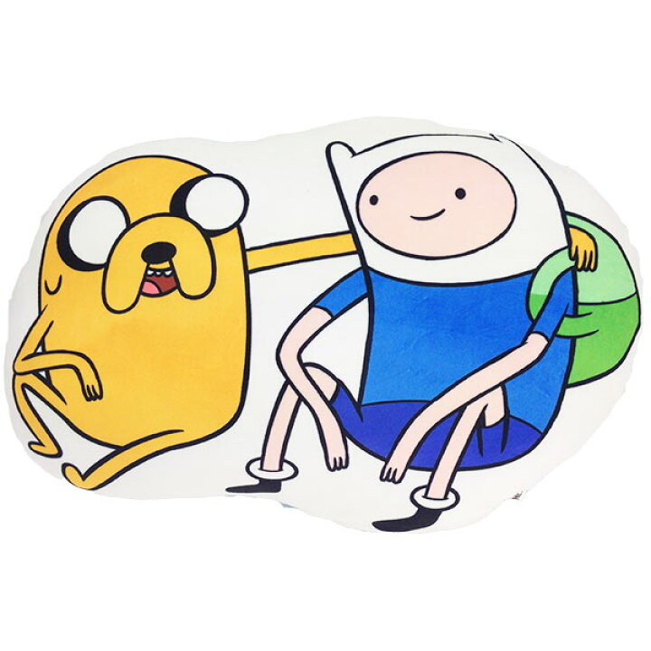 楽天市場 Adventure Time ふわとろクッション クッション アドベンチャータイム フィン ジェイク キャラグッズ Perfect World Tokyo