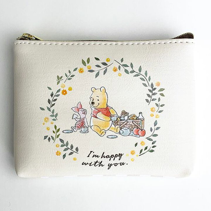 楽天市場 くまのプーさん Picnic Series Pooh ティッシュポーチ ティッシュ ポーチ ケース 小物入れ ベージュ グッズ キャラグッズ Perfect World Tokyo