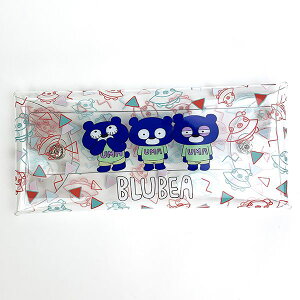 ブルベア クリアマルチケース ポーチ マルチケース 筆箱 ブルベア クリア (MCOR)