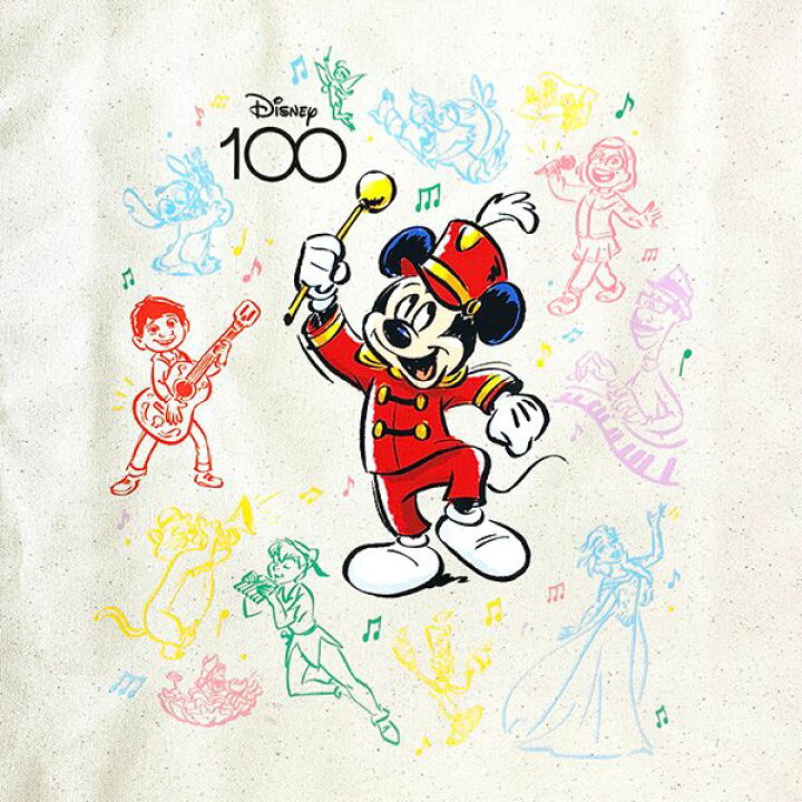 楽天市場】ディズニー 100周年 ミッキー キャンパストートバッグ 