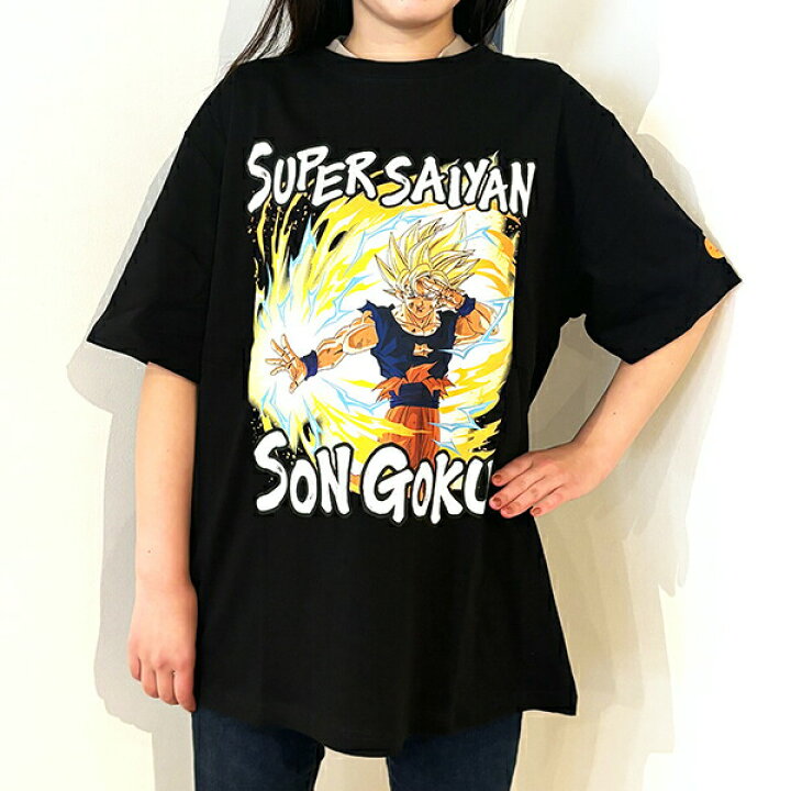 楽天市場】ドラゴンボール 超元気玉 Tシャツ(ブラック) 悟空 3Lサイズ 
