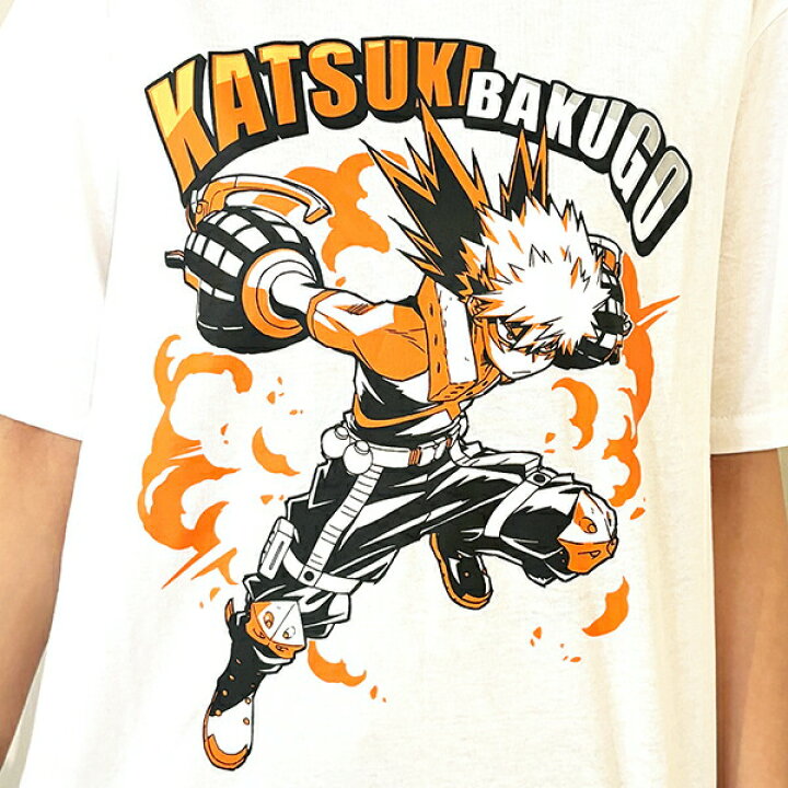 爆豪勝己 ajifry tシャツ 僕のヒーローアカデミア 爆豪勝己 ビッグ 
