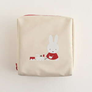 ミッフィー miffy スクエアポーチ(beige)