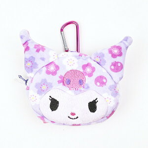 サンリオ 和雑貨シリーズ フェイスカラビナポーチ クロミ 小物入れ Sanrio