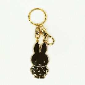 ミッフィー miffy 70th ドット GOLDキーホルダー