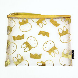 ミッフィー miffy 70th 王冠 メッシュポーチフラット