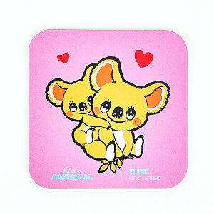 内藤ルネ KOALA コースター ピンク キッチン 日本製