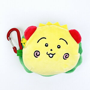 コジコジ カラビナ付きふわミニポーチ にっこり