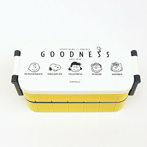 スヌーピー 抗菌 2段ランチボックス 弁当箱 PEANUTS 75th Anniversary SNOOPY 日本製