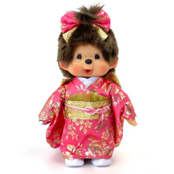 楽天市場】モンチッチ ぬいぐるみ 振袖 女の子 Sサイズ 着物 セキグチ 