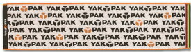 YAKPAK ヤックパック ロングマフラータオル (ネックタオル/フェイスタオル) ホワイト ロゴチラシ(MCD)