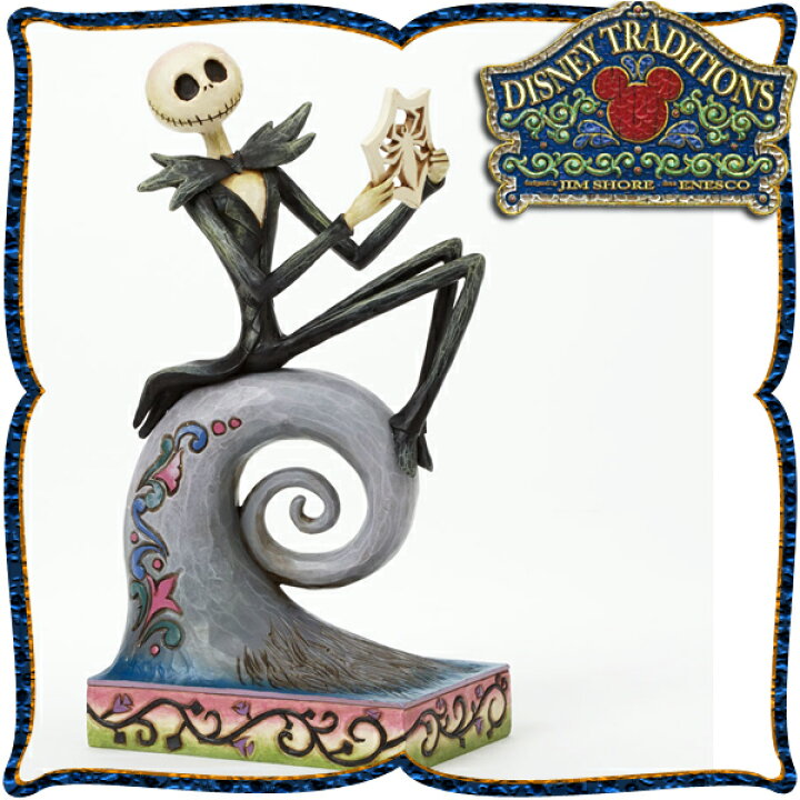 楽天市場 ディズニー 木彫り調フィギュア ジャック ナイトメア ビフォア Jack Skellington ディズニー トラディション 在庫限り Mcd キャラグッズ Perfect World Tokyo