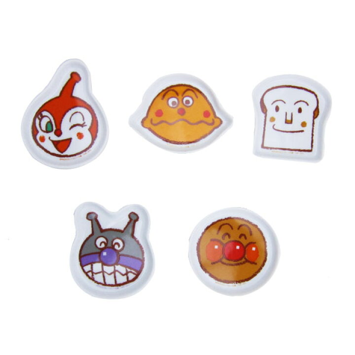 楽天市場 それいけ アンパンマン 顔型小皿セット アンパンマン しょくぱんまん カレーパンマン ばいきんまん ドキンちゃん 皿 プレート 日本製 キッチン用品 キャラグッズ Perfect World Tokyo